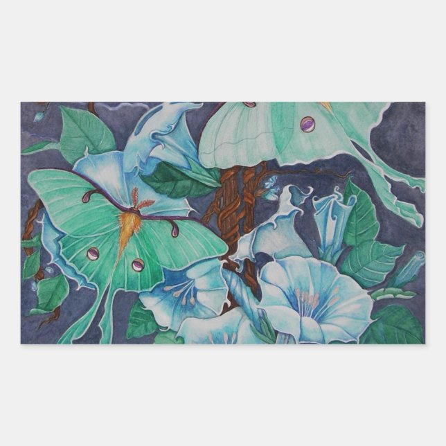 Adesivo Retangular Vida de la Luna (Frente)