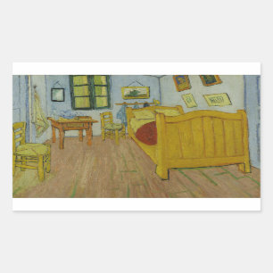 Adesivo Retangular Vincent van Gogh - O Quarto
