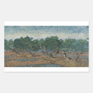 Adesivo Retangular Vincent van Gogh - Olive Grove