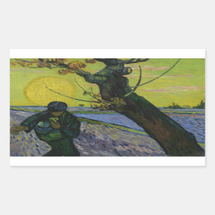 Adesivo Retangular Vincent van Gogh - The Sower