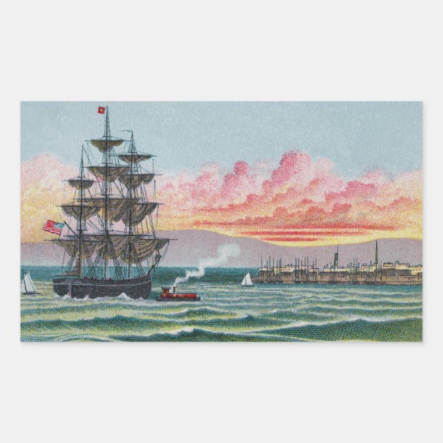 Adesivo Retangular Vineyard Stickers (Frente)