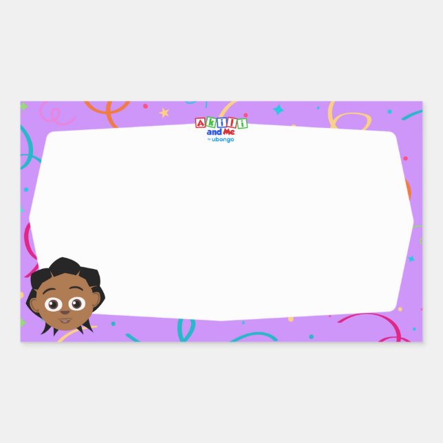 Adesivo Retangular Vinheta (Frente)