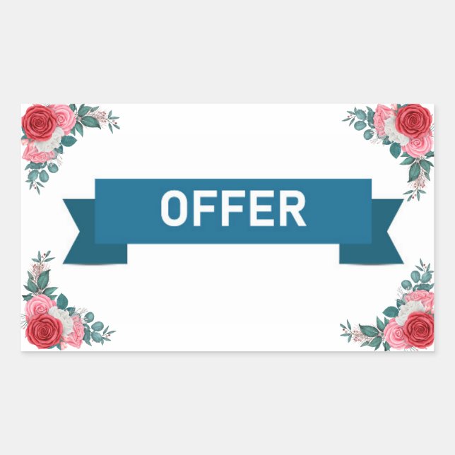 Adesivo Retangular Vinheta (Frente)