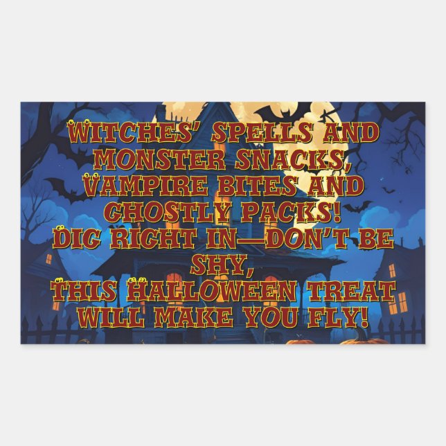 Adesivo Retangular Vinheta (Frente)