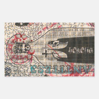 Adesivo Retangular Vinheta "Antitese"