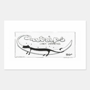 Adesivo Retangular Vinheta das Cintas