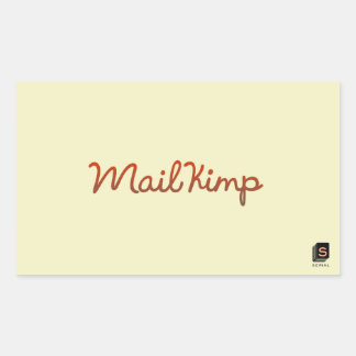 Adesivo Retangular Vinheta de doação de podcast serial