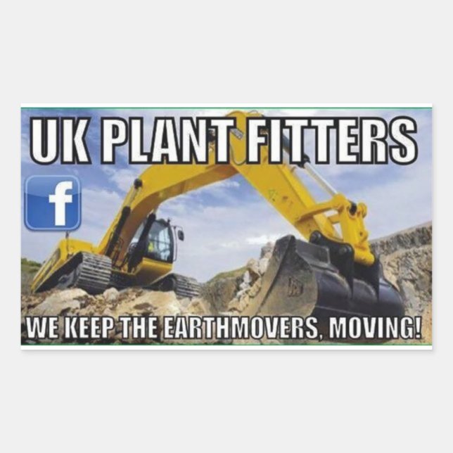 Adesivo Retangular Vinheta de logotipo (Frente)