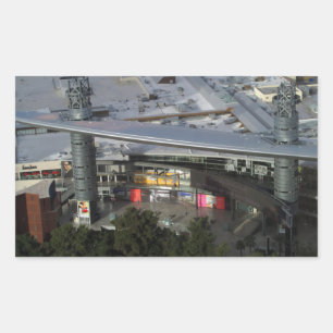 Adesivo Retangular Vinheta de Moda Show Mall Las Vegas