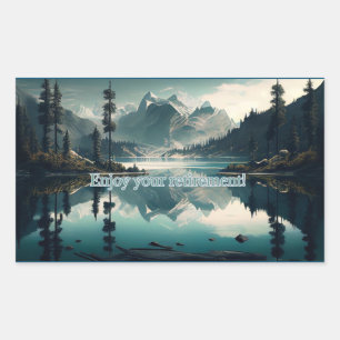 Adesivo Retangular Vinheta de Reforma