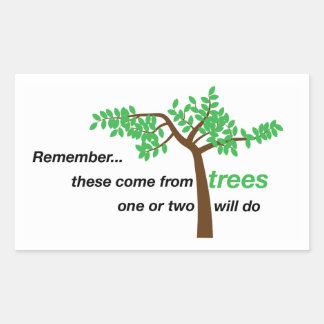 Adesivo Retangular Vinheta do dispensador da torre de papel