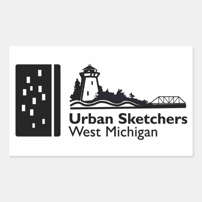 Adesivo Retangular Vinheta - Folha de 4 (Frente)