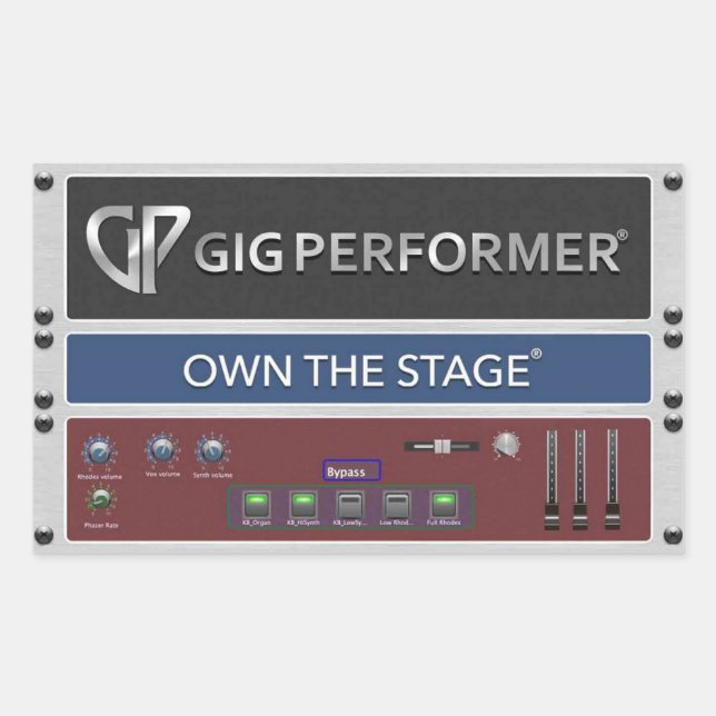 Adesivo Retangular Vinheta GP Rackspace (Frente)