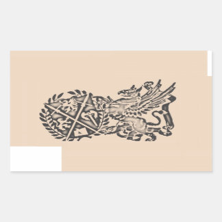 Adesivo Retangular Vinheta MFFG