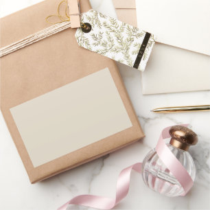 Adesivo Retangular Vinheta retangular branca óssea