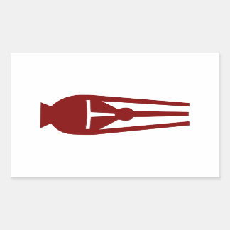 Adesivo Retangular Vinheta Retangular turva