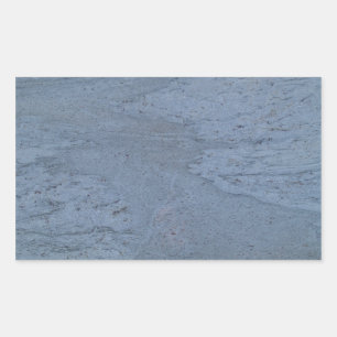 Adesivo Retangular Vinheta Retângulo Azul Marble
