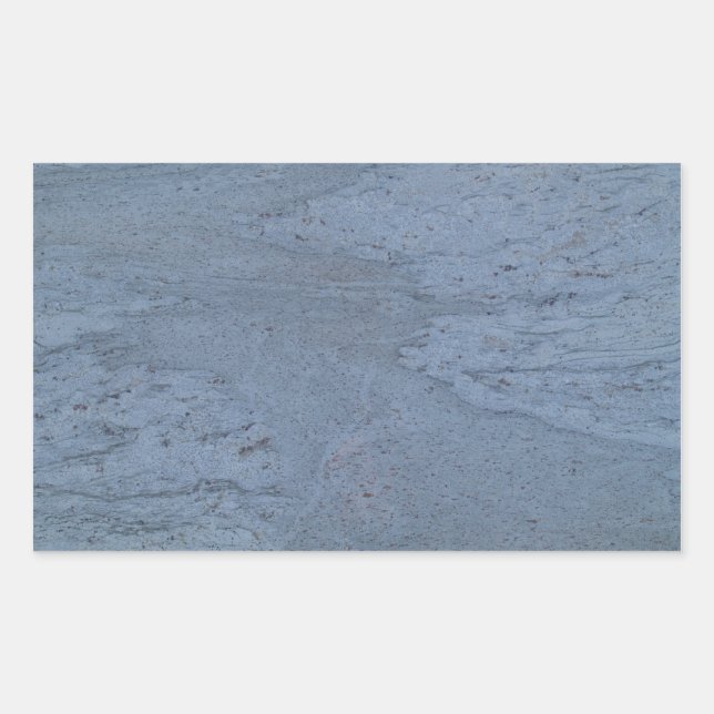 Adesivo Retangular Vinheta Retângulo Azul Marble (Frente)