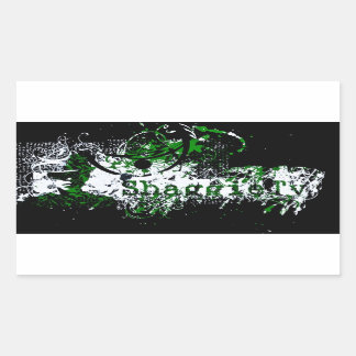 Adesivo Retangular Vinheta ShaggieTv