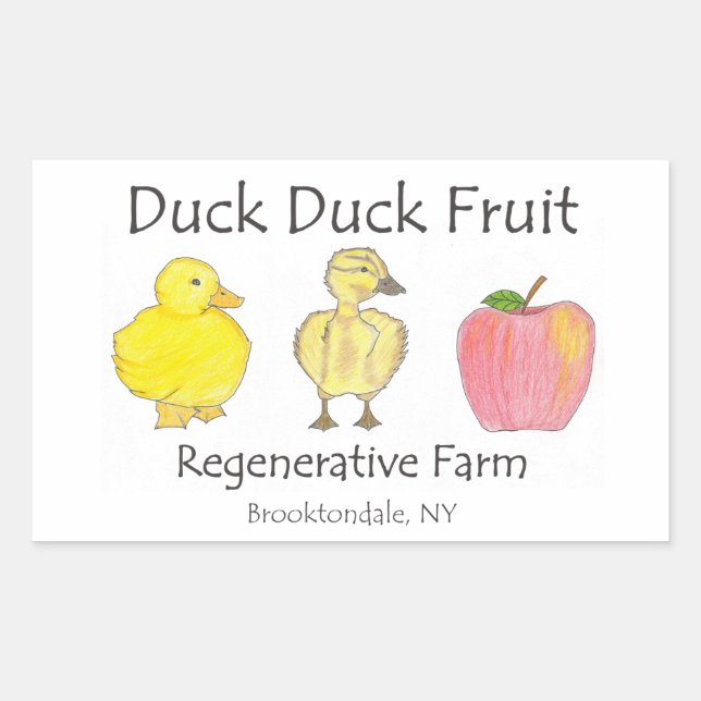 Adesivo Retangular Vinhetas (Frente)