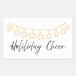 Adesivo Retangular Vinhetas de férias lindas