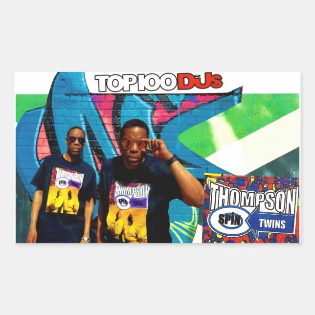 Adesivo Retangular Vinhetas Retangulares (Frente)