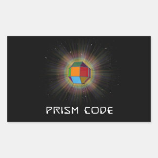 Adesivo Retangular Vinhetas retangulares, brilhante, OVNI PRISM de 4,