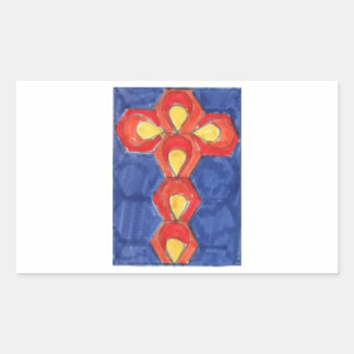 Adesivo Retangular Vinhetas retangulares brilhantes entre Motif