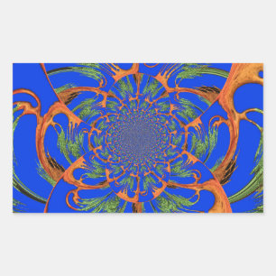 Adesivo Retangular Vintage Fusion Hakuna Matata Fusion Designer Gráfi