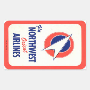 Adesivo Retangular Vintage Hotel & Viagem Sticker