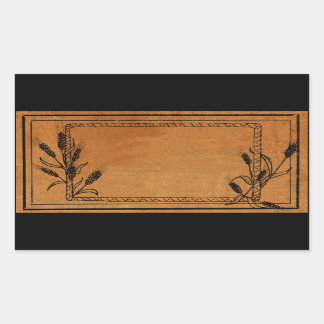 Adesivo Retangular VINTAGE MASON JAR Label Sticker