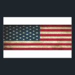 Adesivo Retangular Vintage Patriotic American Flag<br><div class="desc">Sinta-se livre para modificar o design de acordo com suas preferências. Você pode alterar a localização da design, a orientação, as cores e o tamanho do plano de fundo. Além disso, você pode adicionar seu próprio texto, ou slogan definir sua fonte, localização e tamanho, tudo para criar o melhor presente...</div>