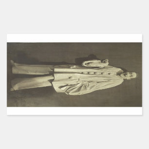 Adesivo Retangular Vintage Pierrot Clown