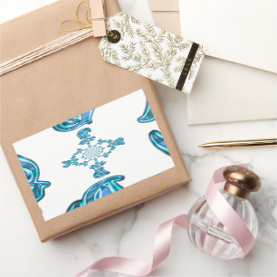 Adesivo Retangular Vintage retro Hakuna Matata Gift.png azul da açã