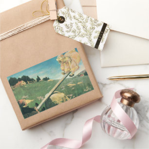 Adesivo Retangular Vintage Veja Saw Margery Daw, Jessie Willcox Smith