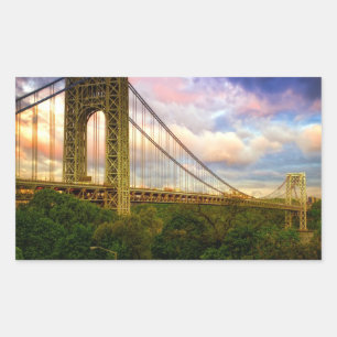 Adesivo Retangular Vista que olha sul - ocidental de Manhattan