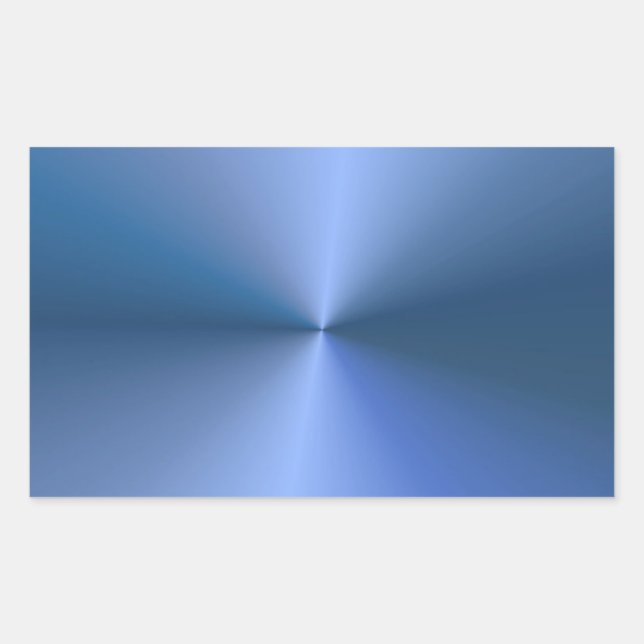 Adesivo Retangular Visualização Metálica Azul Modelo Elegante Tendênc (Frente)