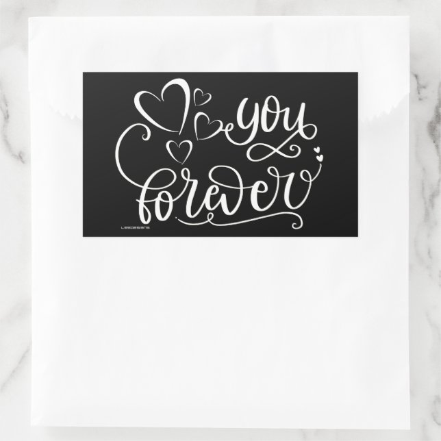 Adesivo Retangular VOCÊ DESTINA A ideia do presente do dia dos dias d (Bolsa)