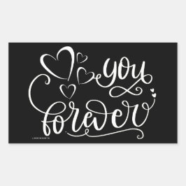 Adesivo Retangular VOCÊ DESTINA A ideia do presente do dia dos dias d