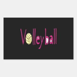 Adesivo Retangular Voleibol 9