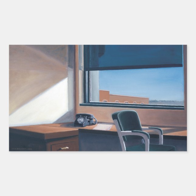 Adesivo Retangular Voltar ao trabalho 2003 (Frente)