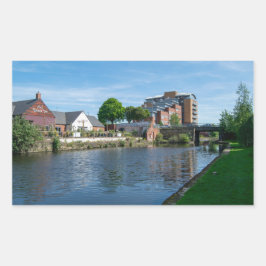 Adesivo Retangular Wakefield Canal Side: Historic Pub and Apartments