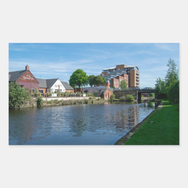 Adesivo Retangular Wakefield Canal Side: Historic Pub and Apartments (Frente)