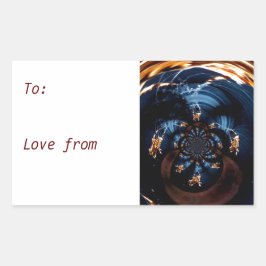 Adesivo Retangular Web Spiders Spooky Personalizado