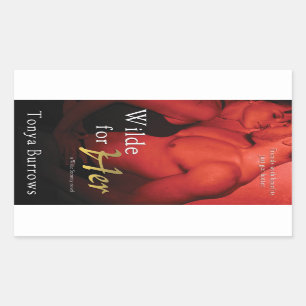 Adesivo Retangular Wilde para ela por Tonya Burrows