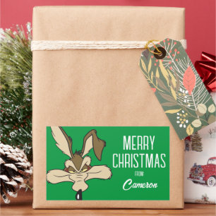 Adesivo Retangular WILE E. COYOTE™ Shot   Feriados felizes