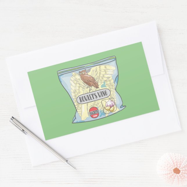 Adesivo Retangular WLETS WING Macbeth feitiça. (Envelope)