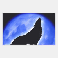 Wolf Howling na Lua