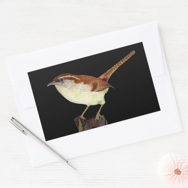 Adesivo Retangular Wren (Envelope)