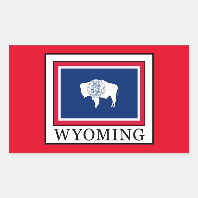 Adesivo Retangular Wyoming (Frente)